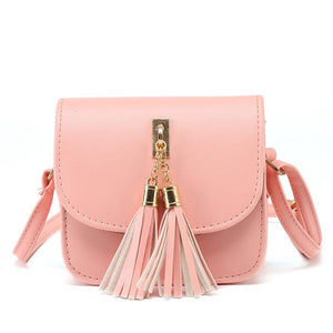 Messenger Shoulder Bag With Tassel